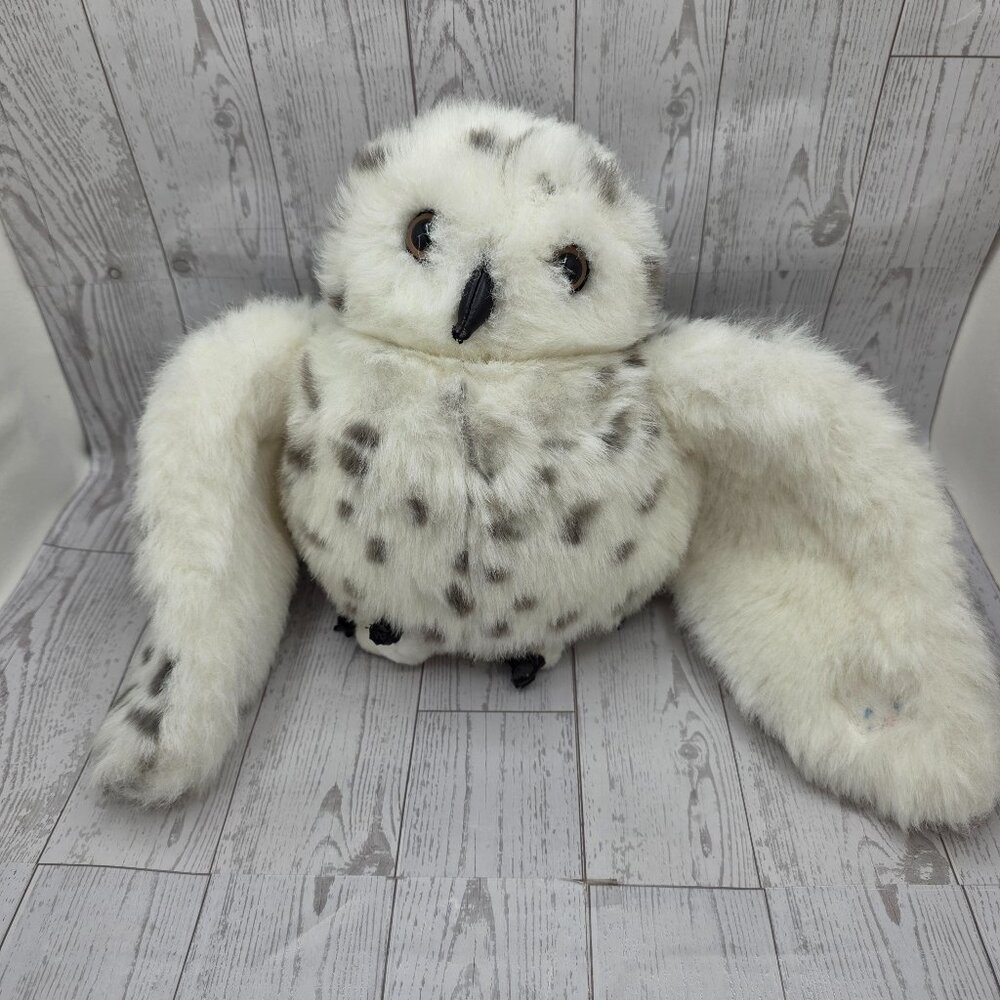 Folkmanis Snowy Owl Hand Puppet 12 in